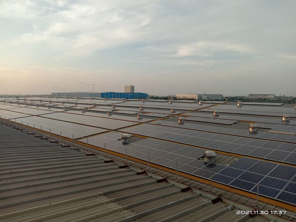 Textport Hindupur 900 kW Solar Installation